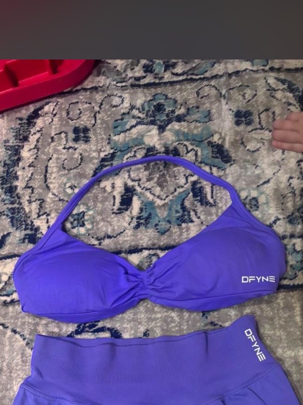 DFYNE Purple Sport Bra
